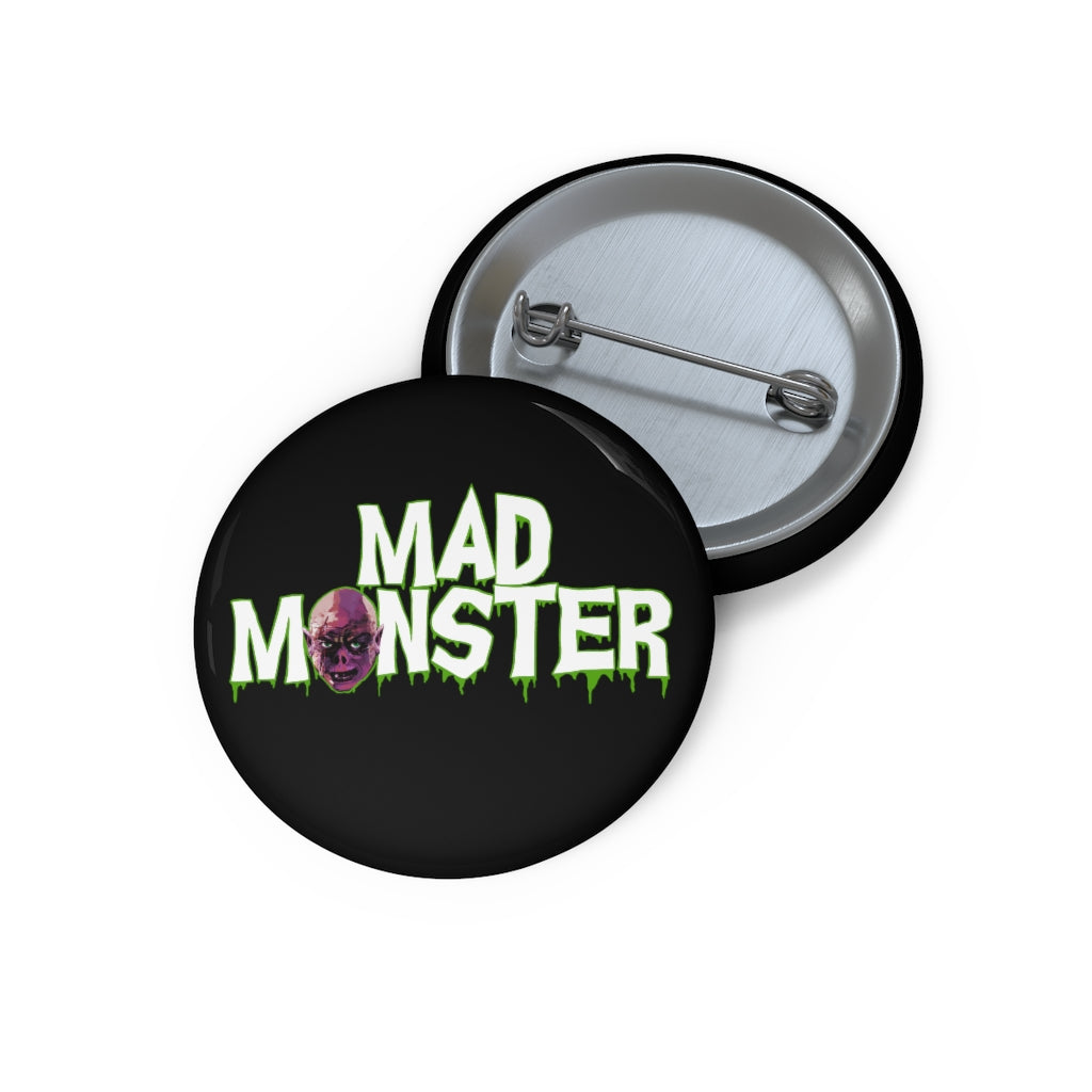 Mad Monster Green Logo Button