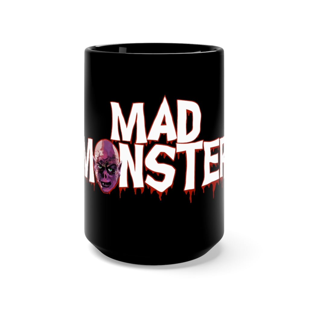 Mad Monster Red Logo Black Mug 15oz