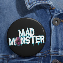 Load image into Gallery viewer, Mad Monster Blue Logo Button

