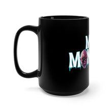 Load image into Gallery viewer, Mad Monster Blue Logo Black Mug 15oz
