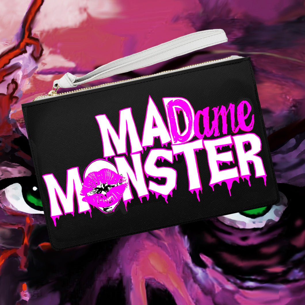 Madame Monster Pink Kiss Clutch Bag