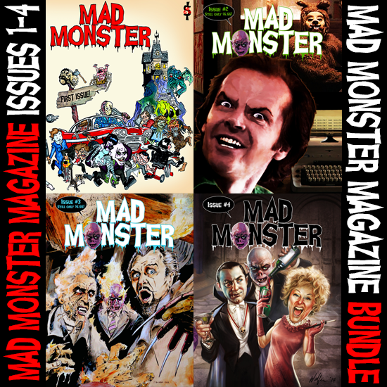 Mad Monster Magazine BUNDLE Issues 1-4