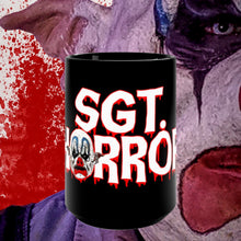 Load image into Gallery viewer, Sgt. Horror Black Mug 15oz
