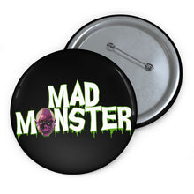 Load image into Gallery viewer, Mad Monster Green Logo Button
