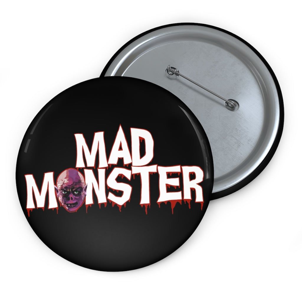 Mad Monster Red Logo Button